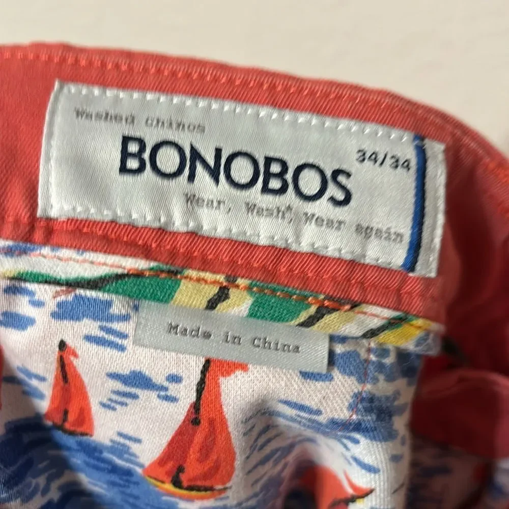 Bonobos Straight Fit Chinos 34 x 34